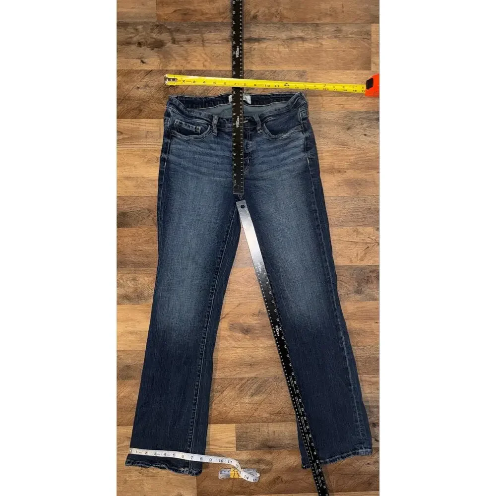 BKE women’s Payton mid rise bootcut blue jeans